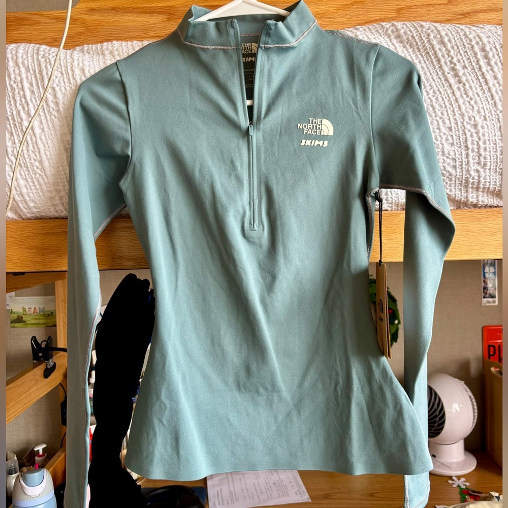 Skims x North Face quarter zip